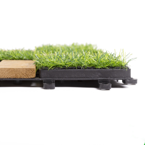 Vỉ cỏ kết hợp gỗ tự nhiên đối xứng-7